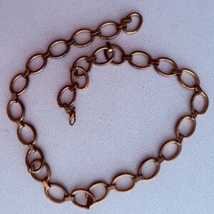 Metal Gold Chain Link Belt